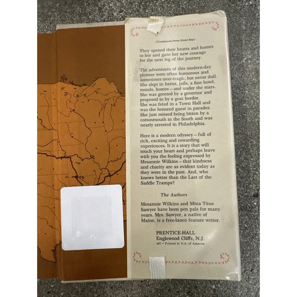 Last Of The Saddle Tramps March(1967)Second Print Messanie Wilkins W/Dust Jacket